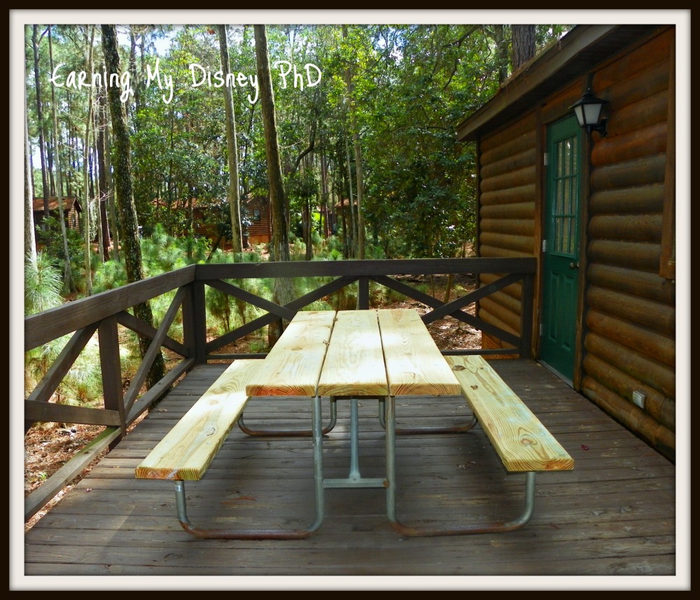Fort Wilderness Cabins Deck